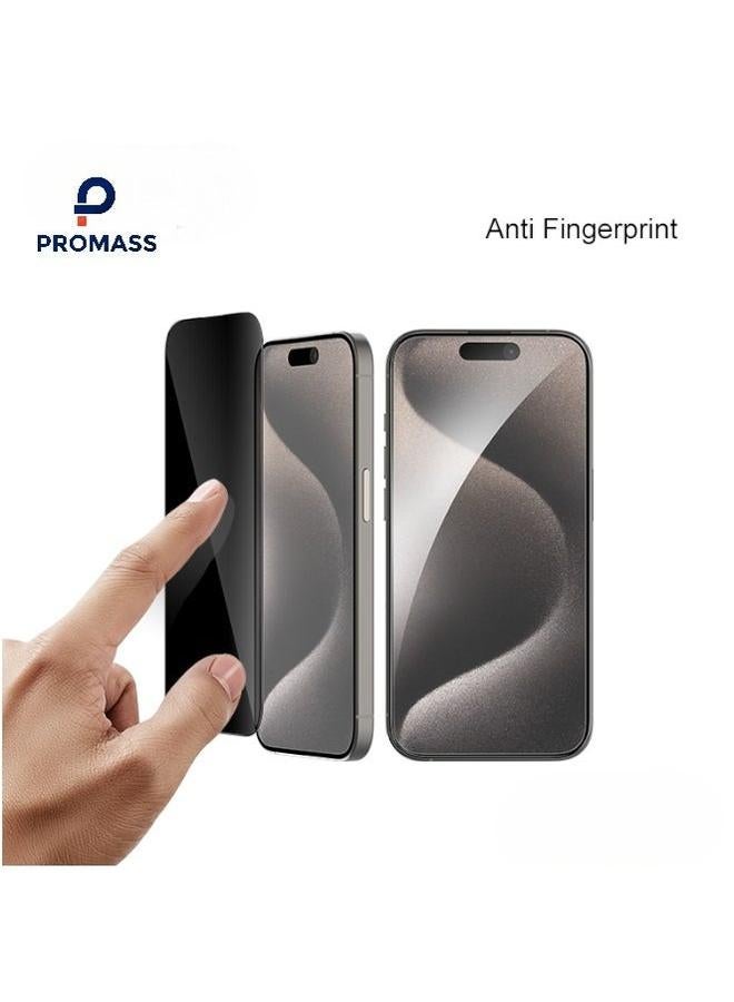بروماس واقي شاشة سيراميك عالي الدقة مضاد للتجسس لهاتف iPhone 14 Pro Max لحماية الخصوصية من Promass، أقصى حماية للشاشة من الخدوش والكسر - Image 3