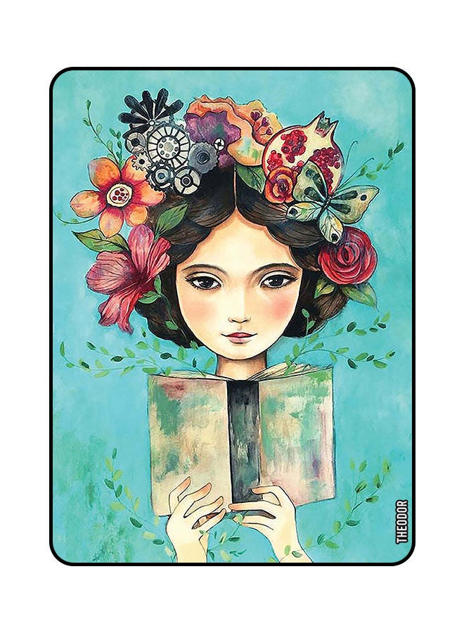 Theodor Protective Flip Case Cover For REALME PAD 10.4 Girl Reading - Image 1