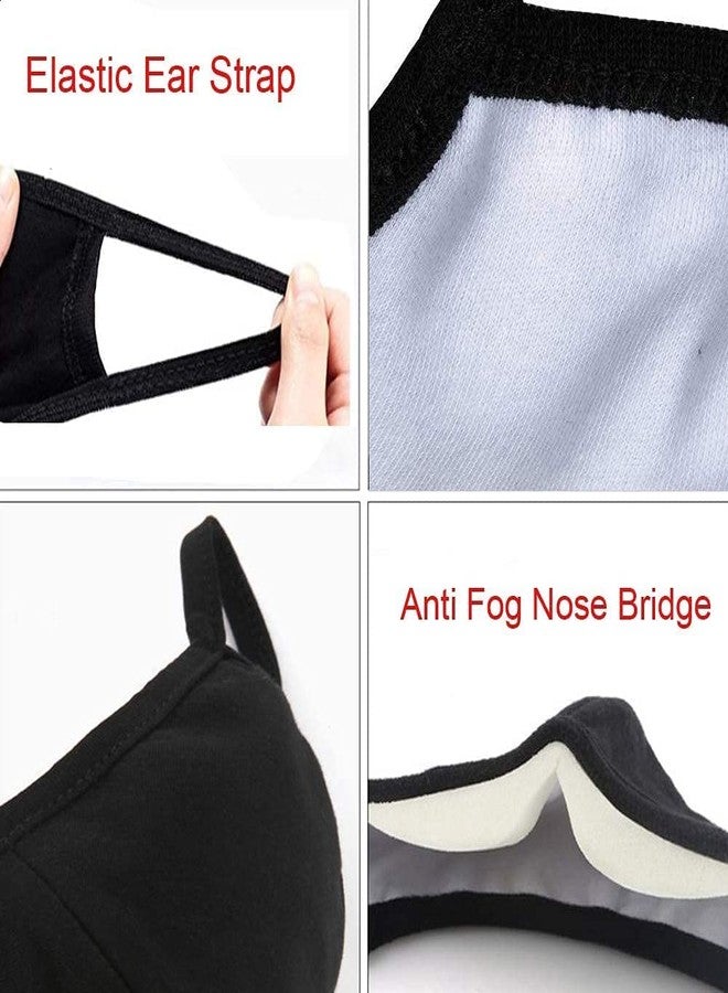 comfso Cute Heart Face Protection with Nose Bridge Wire for Girls Boys Men Women width 5.15 x length 14.19 inches - Image 4