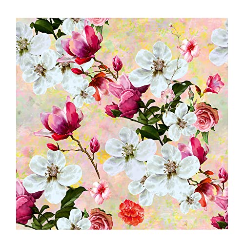 PAPER PLANE DESIGN Floral Peel and Stick Wallpaper for Home Office Decoration (1 Roll Size 2 X 12 Feet) - Image 1