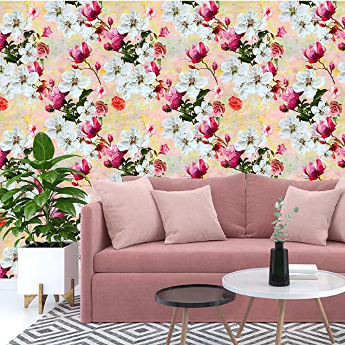 PAPER PLANE DESIGN Floral Peel and Stick Wallpaper for Home Office Decoration (1 Roll Size 2 X 12 Feet) - Image 4