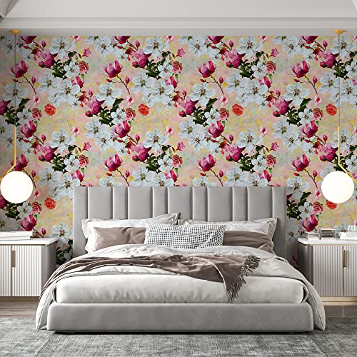PAPER PLANE DESIGN Floral Peel and Stick Wallpaper for Home Office Decoration (1 Roll Size 2 X 12 Feet) - Image 2