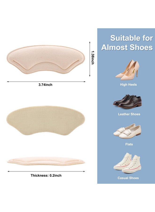 Comfowner Comfowner 6 Pairs Heel Cushion Pads for Shoes Too Big, Shoe Grips Liners Heel Protectors for Loose Shoes, Heel Pain, Blisters and Rubbing, Anti Slip Shoe Filler Make Shoes Fit Tighter - Image 2