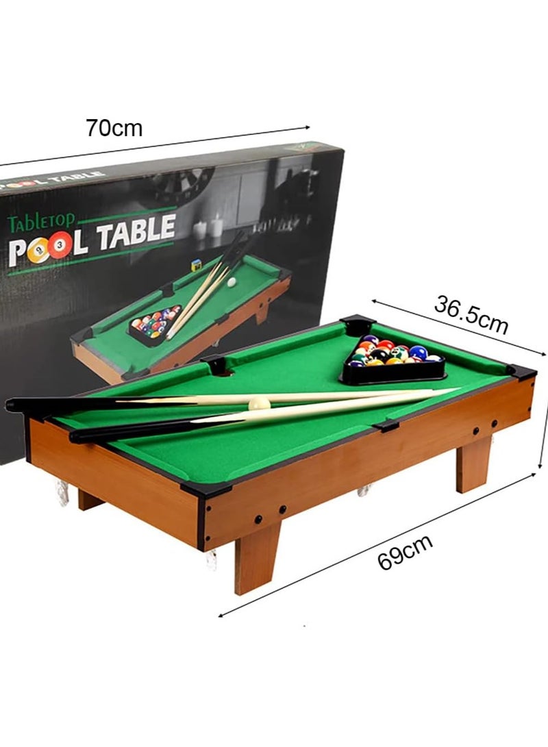 Generic Green Mini Pool Table, Billiard Tables includes 21 Billiards Equipment Accessories, Game Table for Kids and Adults  - Image 2