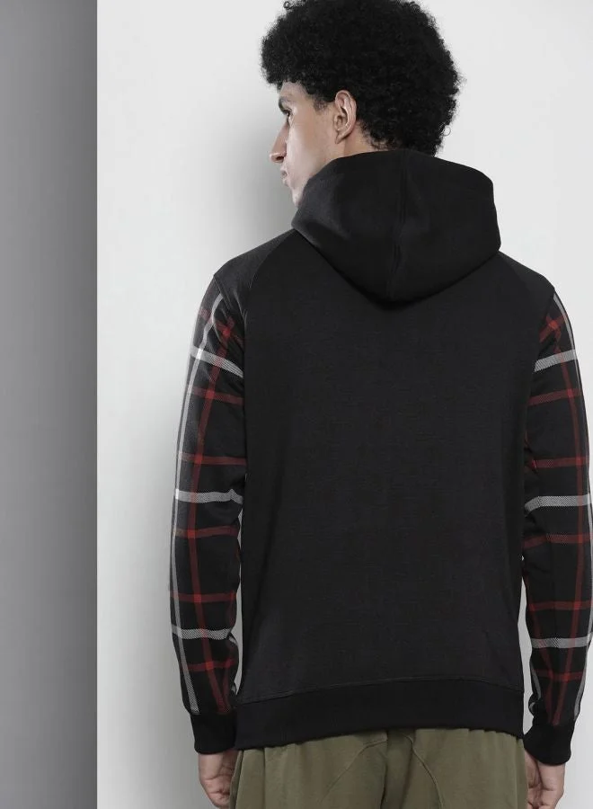 ذا انديان كراج كو The Indian Garage Co Men Regular Fit Solid Round Neck Full Sleeves Sweatshirt