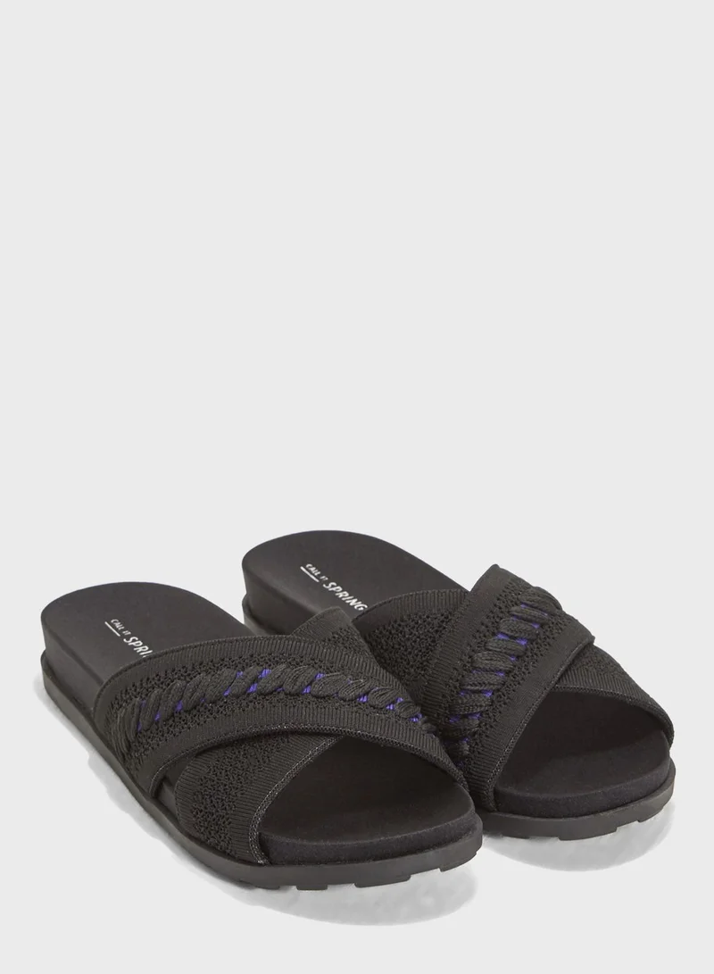 CALL IT SPRING Flat Criss Cross Sandal