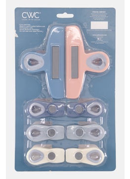 COOK WITH COLOR 8 Piece Magnetic Clips, Pink  - Image 3