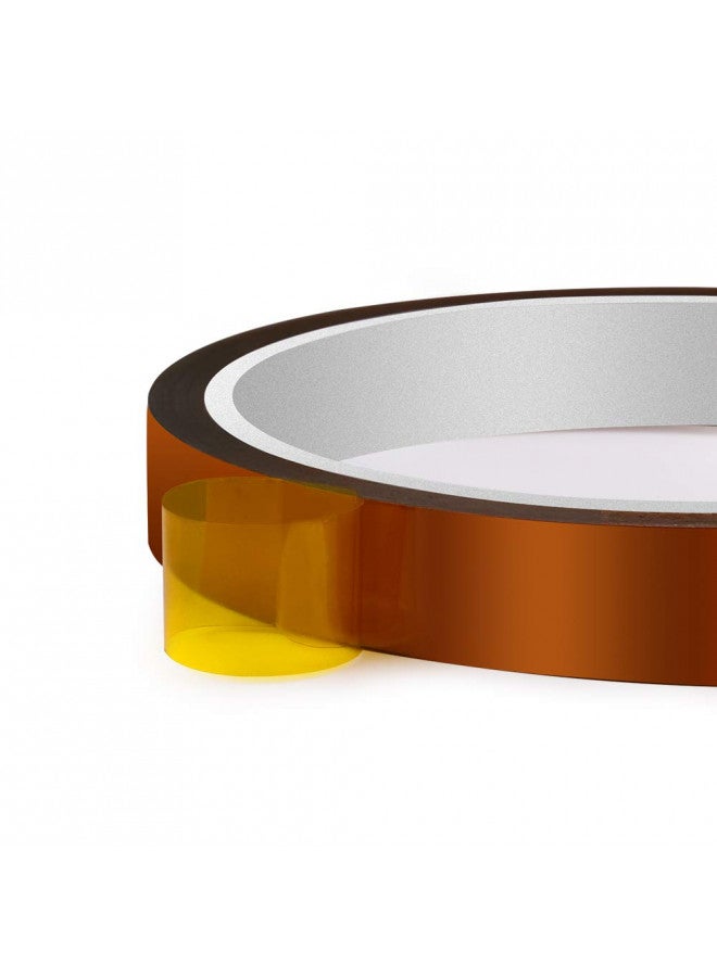 ELEGOO ELEGOO High Temp Tape, 4 Pack Polyimide High Temperature Resistant Tape Multi-Sized Value Bundle 1/8, 1/4, 1/2, 1 with Silicone Adhesive for Masking, Soldering etc.  - Image 2