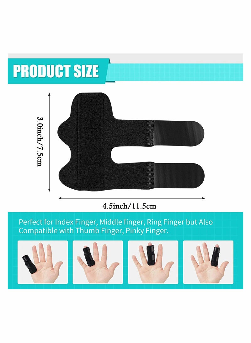 Trigger Finger Splints 3Pcs Trigger Finger Brace Finger Straightener Finger Support, Finger Splint for All Fingers - Image 5