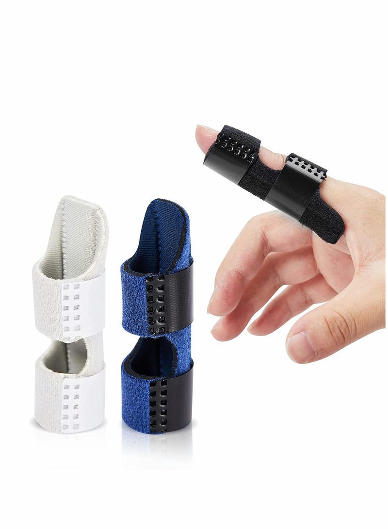 Trigger Finger Splints 3Pcs Trigger Finger Brace Finger Straightener Finger Support, Finger Splint for All Fingers - Image 1