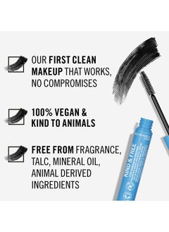 RIMMEL LONDON Kind & Free Mascara - 001 - Black, 7ml  - Image 4