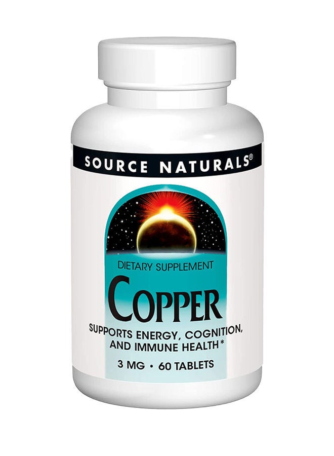 Source Naturals Source Naurals Copper 3 mg - 60 Tablets 