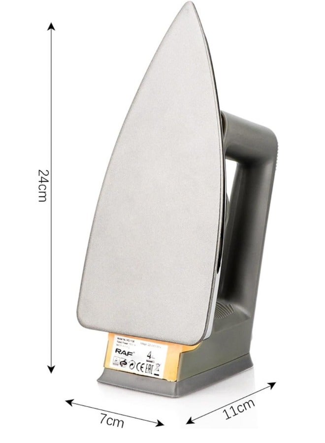 MANAM TRADING Electric Dry Iron| Light-Weight Iron Box with Light Indicator| Golden Sole Plate and Temperature Setting Dial with Automatic Cut-Off| 2 Years Warranty 1600 W  Black - Image 2