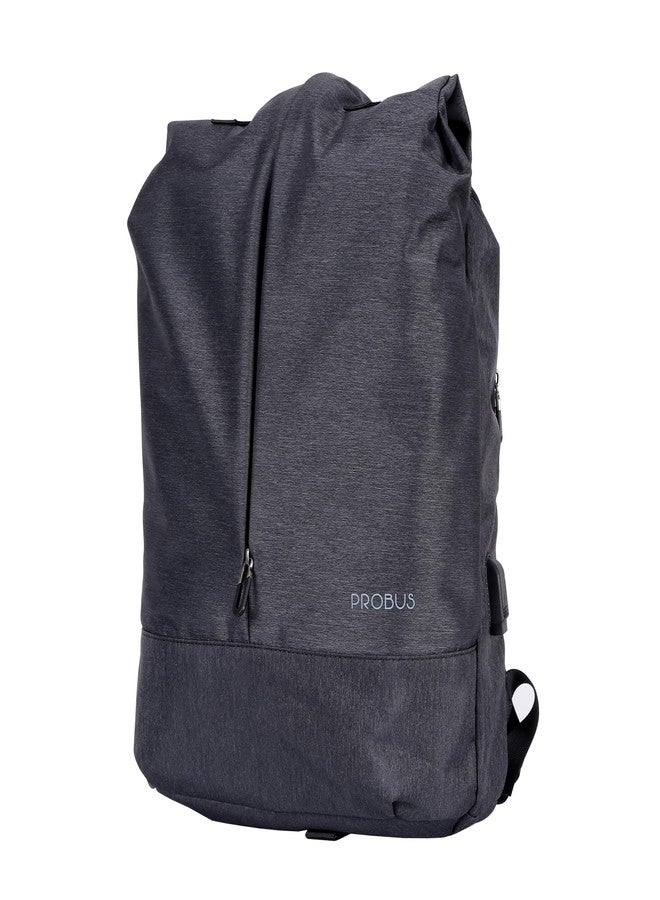 Probus Laptop Bag Backpack compatible with upto 15.6 inch Laptop Macbook| 28 liters |USB Charging Port|Dark Grey - Image 1