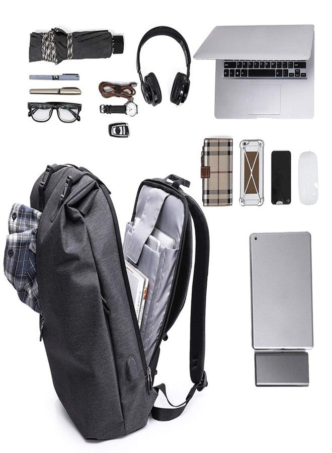 Probus Laptop Bag Backpack compatible with upto 15.6 inch Laptop Macbook| 28 liters |USB Charging Port|Dark Grey - Image 5