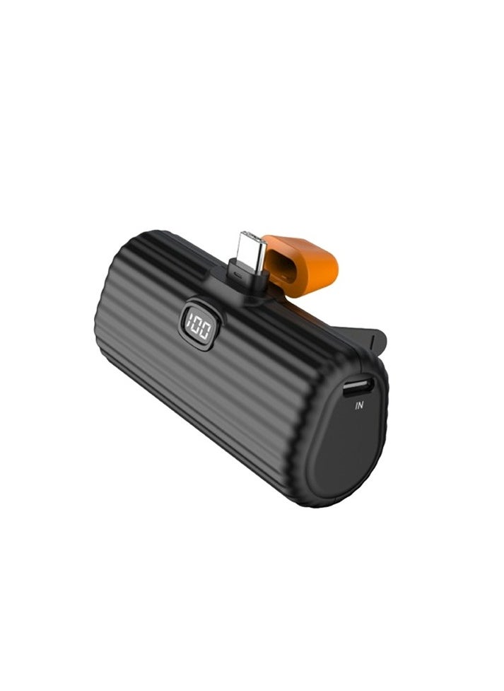 GreenLion GreenLion Pocket Power Bank Type-C Output 5000 mAh Black  - Image 1