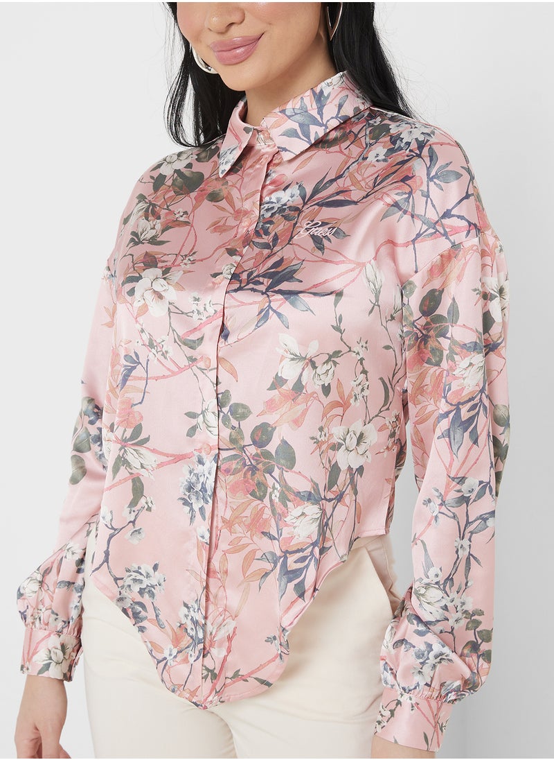 GUESS Floral Printed Top  - Image 3