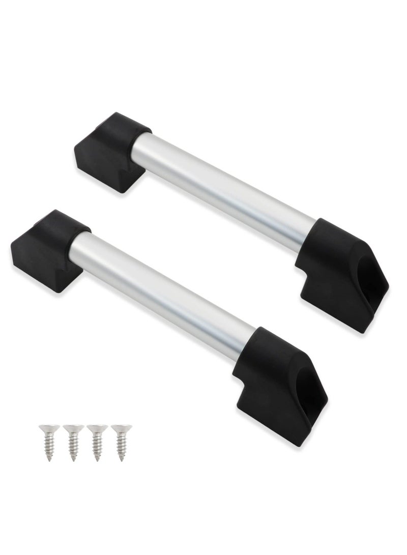 Rv Grab Door Handle, Aluminum For Camper, Trailer, Cargo Trailer, Motor Home, Boat, Automotive, Cart, 2 Pack, Come With Screws  - Image 1