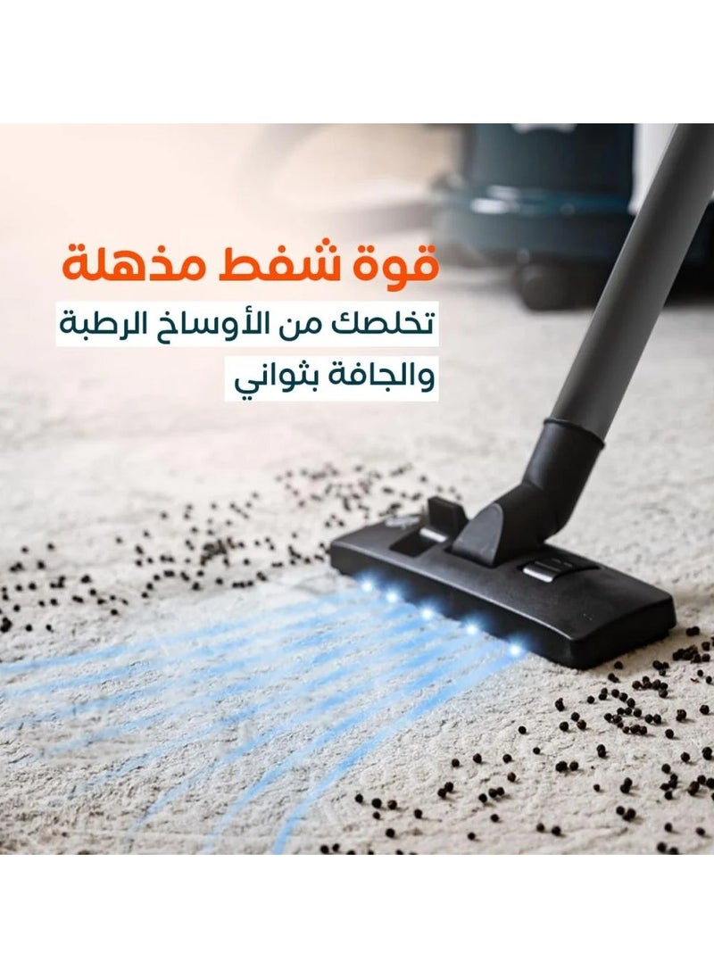 Ribal Magic Wet and Dry Vacuum Cleaner 1500W Wet
