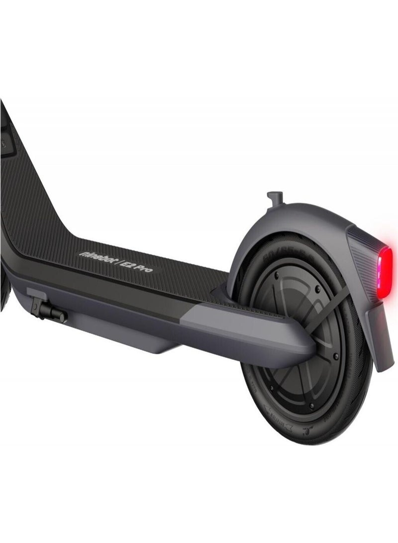Segway-Ninebot سكوتر كهربائي نينبوت من سيجواي E2 Pro D – قوة 350 واط، مدى 40 كم، سرعة 20 كم/ساعة – أسود - Image 4
