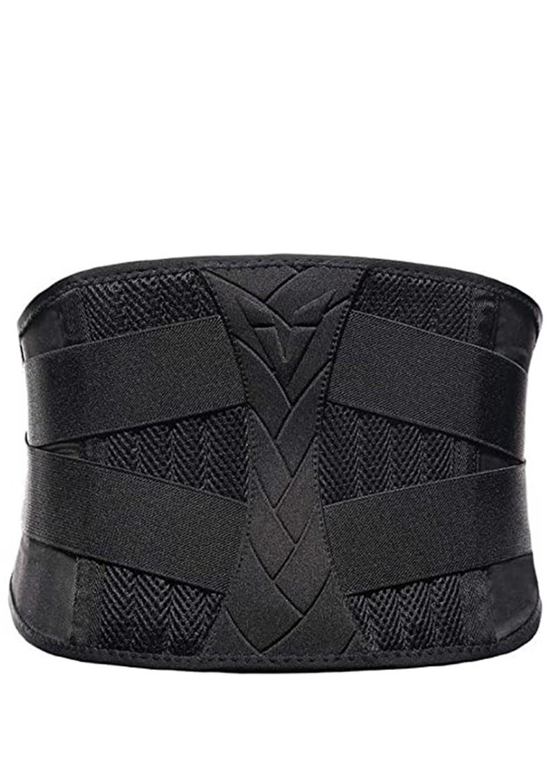 SYOSI SYOSI Stabilizing Lumbar Lower Back Brace Support Belt with Dual Breathable Stabilizing Waist Lumbar Lower Back Brace Support Belt for Sciatica, Herniated Disc, Scoliosis Back Pain relief  - Image 1