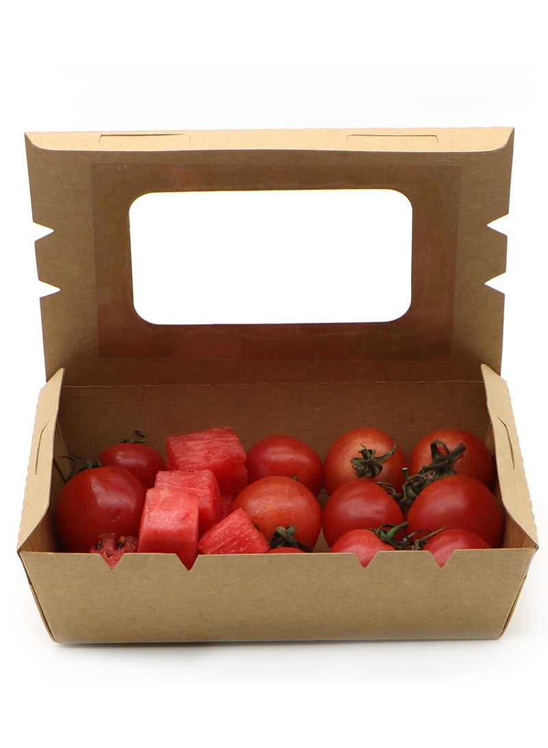 ProdelPak Lunch Box Hinge w/ Window (Pack of 30) - Image 1