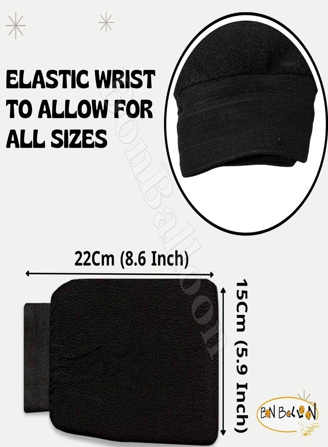 bonballoon Moroccan Natural Kessa Hammam Bath SPA Bath Loofah Luffa Loffa Lofa Loofa Glove Scrub Exfoliating Removal Shower Scrubber Body Mitt Pouf Mesh Luxurious Premium - Image 2