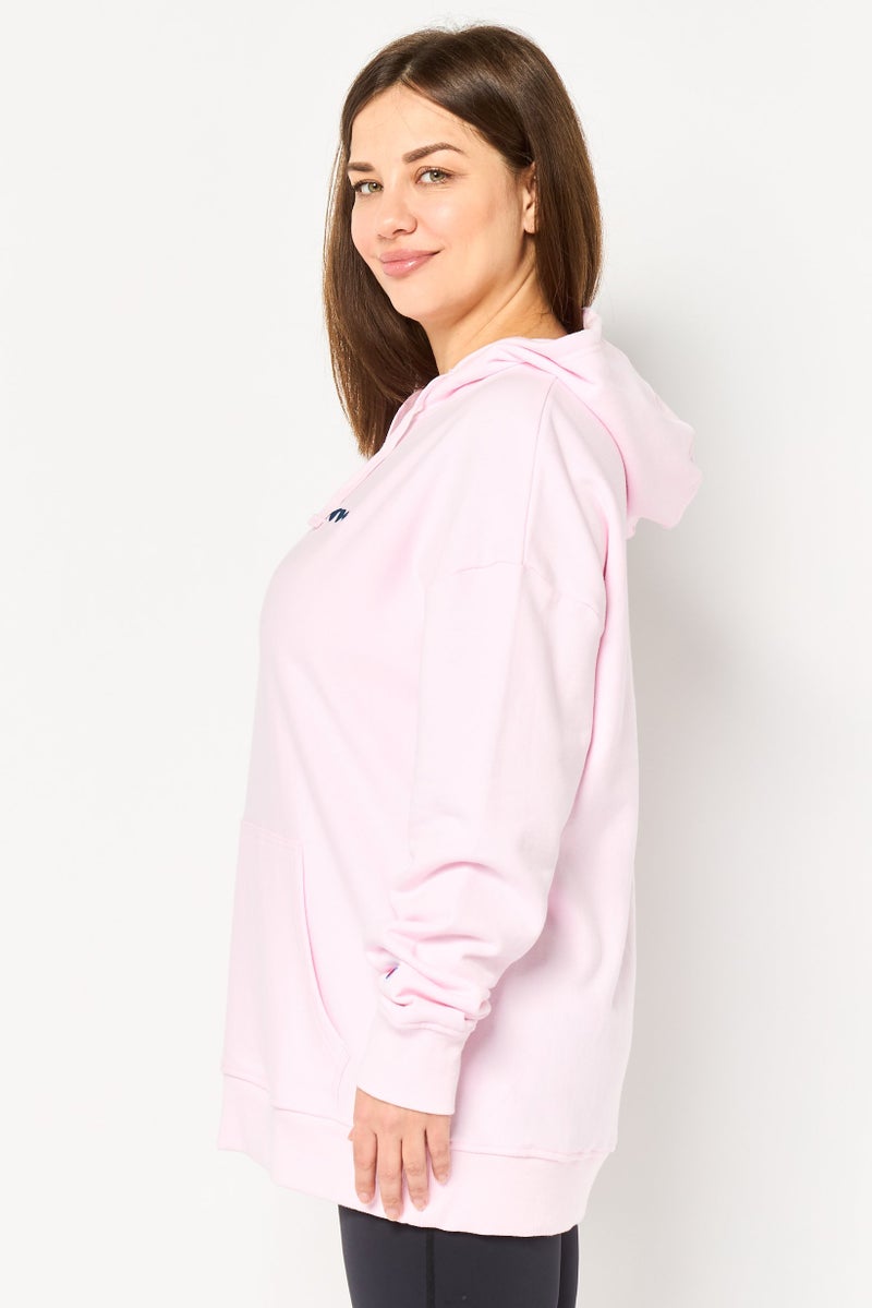 Champion Women Sportswear Fit Long Sleeve Outdoor Hoodie, Pink - Image 3