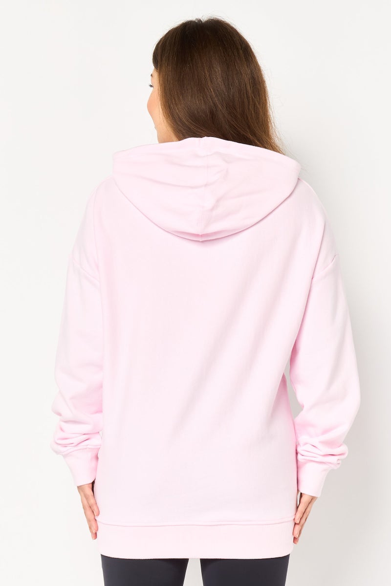 Champion Women Sportswear Fit Long Sleeve Outdoor Hoodie, Pink - Image 4
