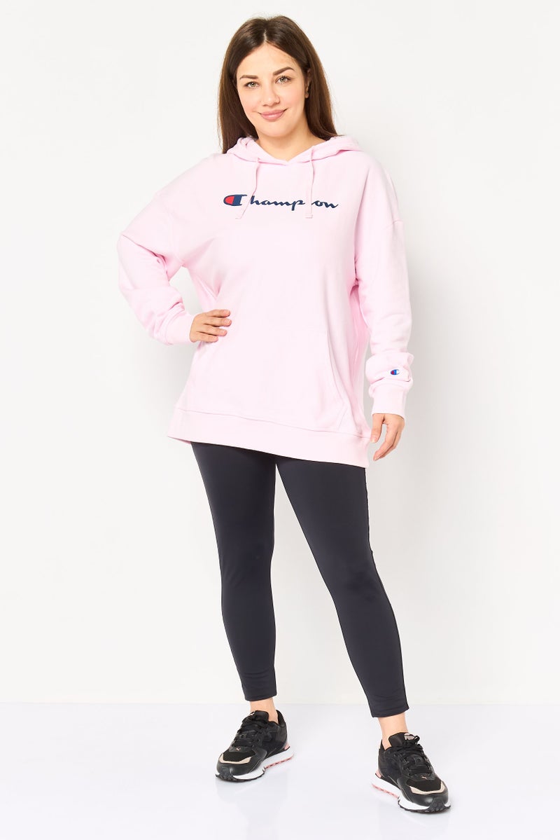 Champion Women Sportswear Fit Long Sleeve Outdoor Hoodie, Pink - Image 2