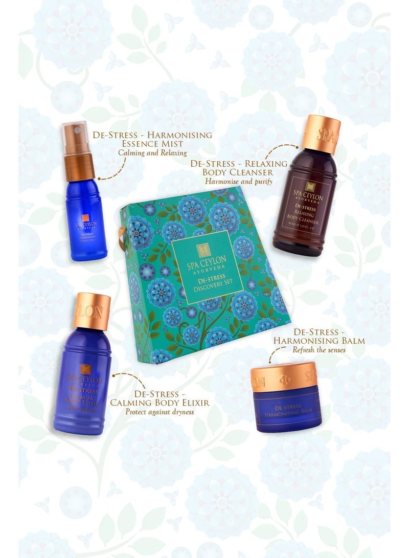 SPA CEYLON De-Stress Discovery Set | Ayurvedic Spa Kit For Body And Mind Harmony | Body care set | Gift set - Image 3