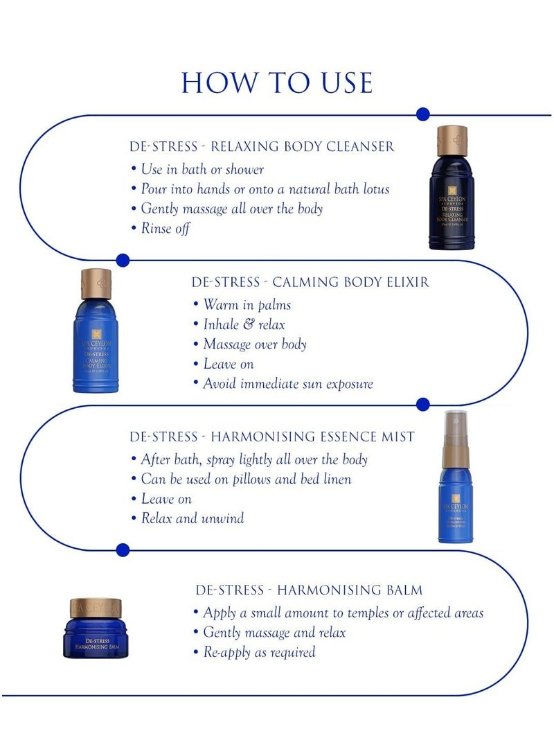 SPA CEYLON De-Stress Discovery Set | Ayurvedic Spa Kit For Body And Mind Harmony | Body care set | Gift set - Image 5