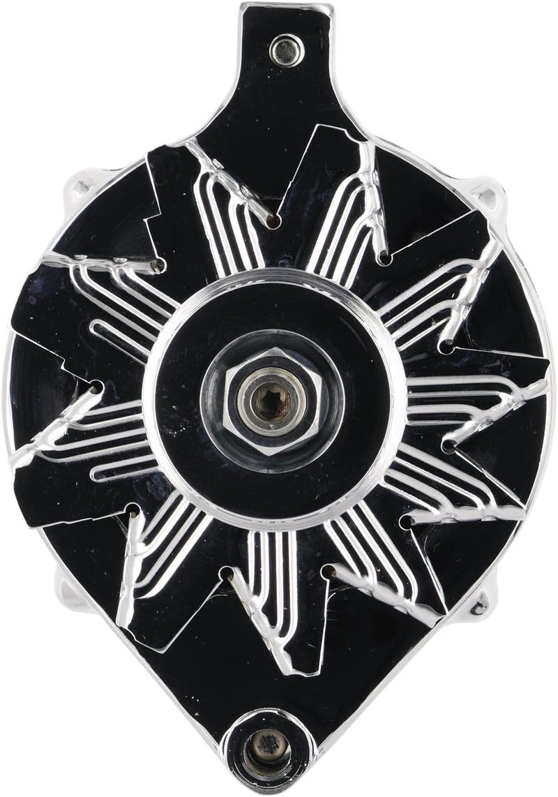 Powermaster 8-37101 Chrome Alternator for Vehicle Specific Applications - Image 3