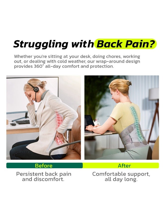 AOFIT BACK BRACE - Black - Image 2