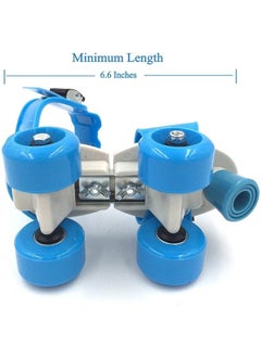 GROIC Adjustable Quad Roller Skates Shoes Can Wear Shoes Outdoor sport for Kids Beginner  - Image 3