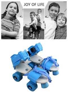 GROIC Adjustable Quad Roller Skates Shoes Can Wear Shoes Outdoor sport for Kids Beginner  - Image 5