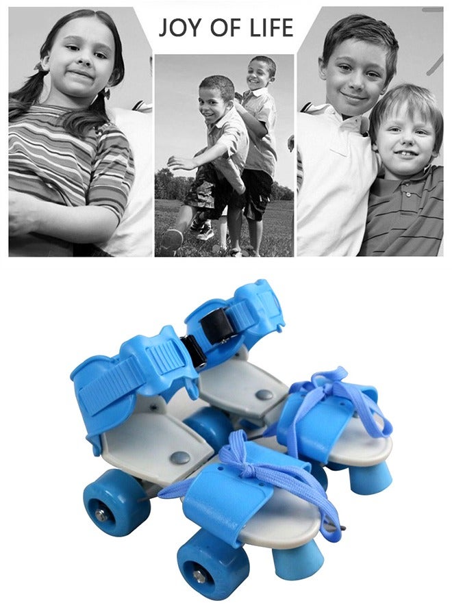 GROIC Adjustable Quad Roller Skates Shoes Can Wear Shoes Outdoor sport for Kids Beginner - Image 5