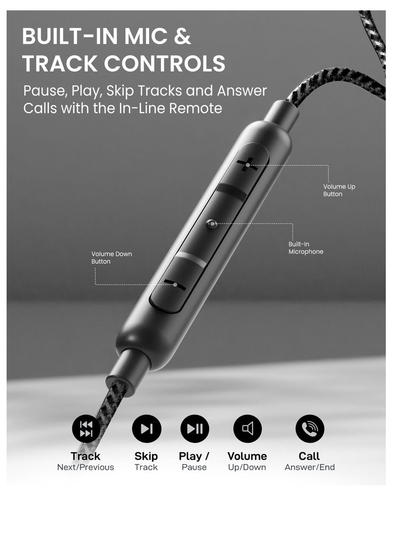 Remson Remson Wired Mono Stereo Earphone USB Type-C Connector Headphone /Earphone/Earbud Hi-Fi with In-Line Remote Compatible for Samsung Galaxy S21 Ultra 5G S20 FE Note 20/10, iPad Pro 2018 and Mac Book.  - Image 2