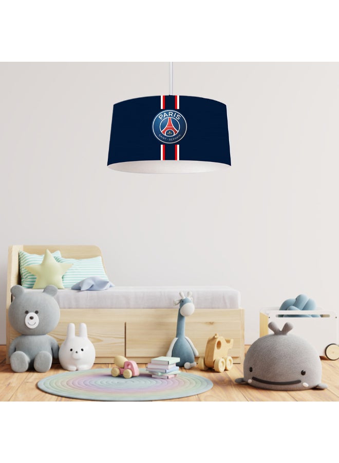 Printed Children's Chandelier Diameter 42 With Transparent Wire And Off-White Spray 3-Bulb Electricity