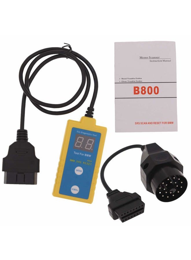 LEIMO KPARTS Airbag Scan/Reset Tool B800 for BMW Fit E36 E46 E34 E38 E39 Z3 Z4 X5 - Image 2