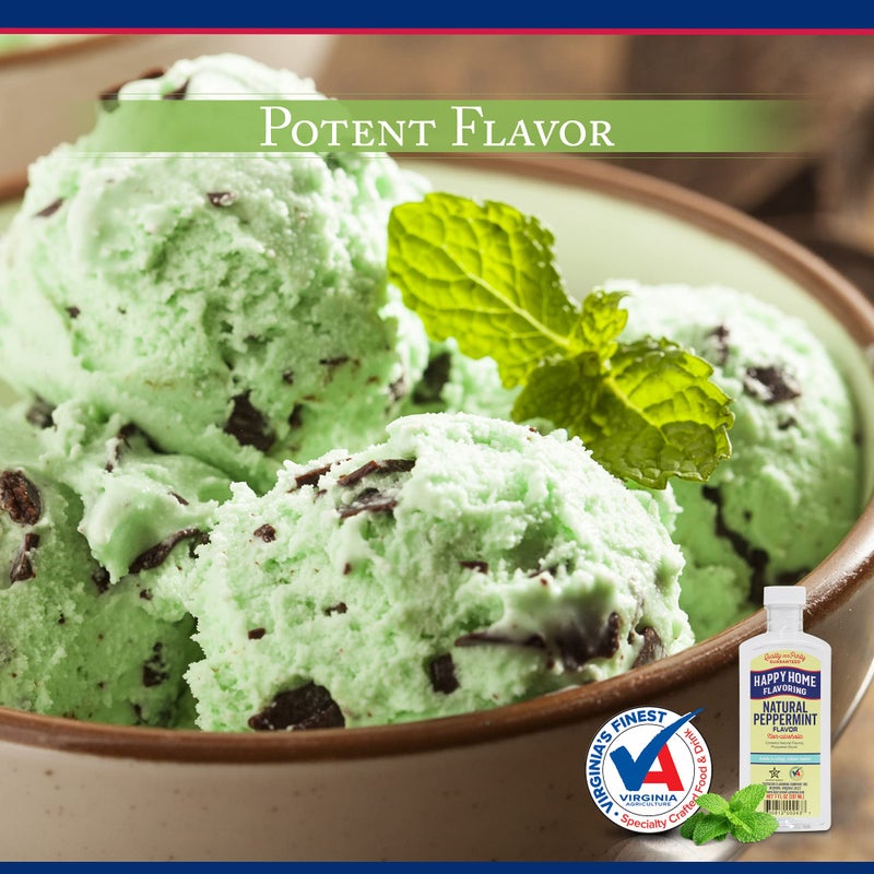 Happy Home Natural Peppermint Flavoring, Non-Alcoholic, Certified Kosher, 7 oz. - Image 3