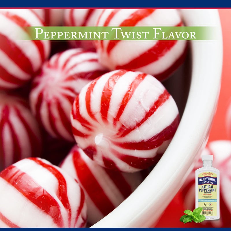 Happy Home Natural Peppermint Flavoring, Non-Alcoholic, Certified Kosher, 7 oz. - Image 4