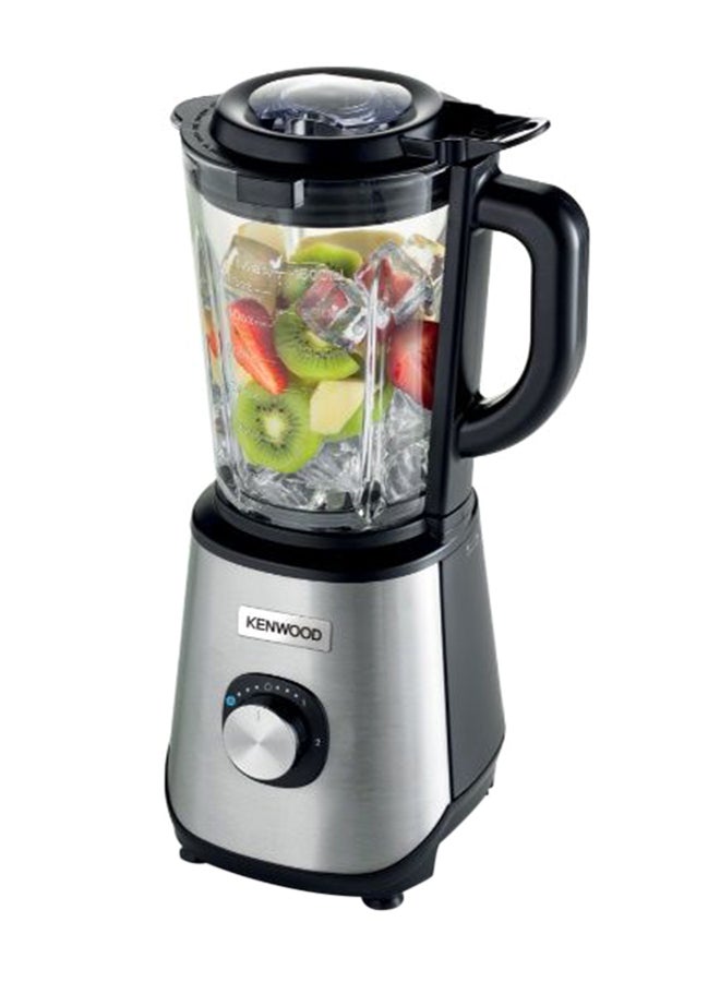 KENWOOD Blender, Glass Goblet, Grinder Mill, Chopper Mill, Ice Crush Function 2 L 1000 W BLM45.885SS Silver - Image 2
