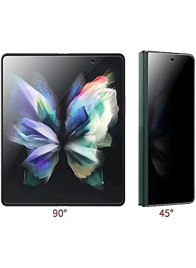 HuHa - [2+2] Privacy Protector for Samsung Galaxy Z Fold 4, for Galaxy Z Fold 4 Privacy Screen Protector, Soft Film TPU Privacy Protector Anti-peep Skin Anti-spy Fits[Not Tempered Glass] (Galaxy Z Fold 4) - Image 1