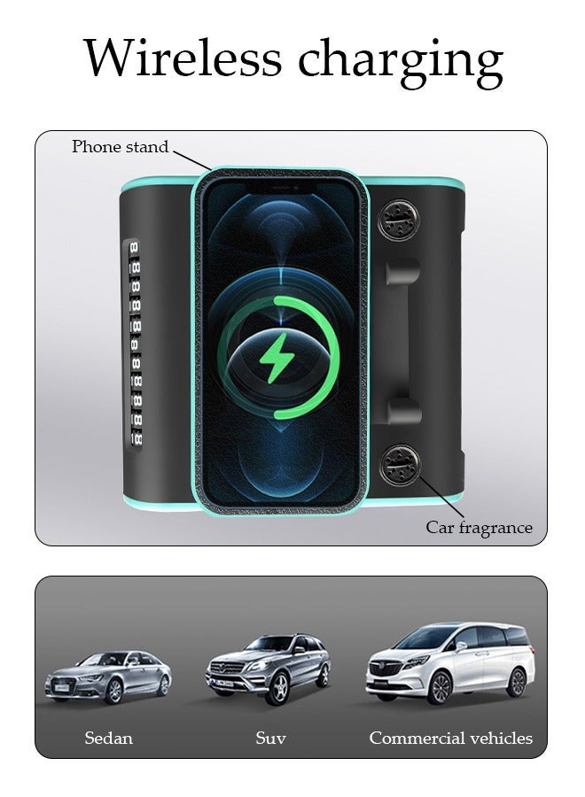 DUNISO Multi-Function Car Fan Portable Car Fans , Car Air Condition 12v with Phone stand Suits for Car Truck RV SUV Boat Vehicles - Image 3