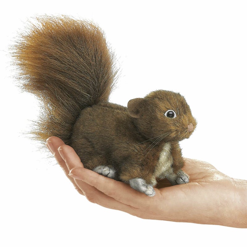 Folkmanis Mini Red Squirrel Finger Puppet Multi-colored, 1 EA - Image 1