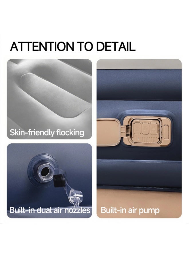 King Sized Air Bed , Premium Inflatable Mattress with a Built,in Electric Pump,Raised Elevated Double Airbed, Foldable & Portable Air Mattress,  for Home, Travel, Guests ,Portable Camping Bed - Image 5