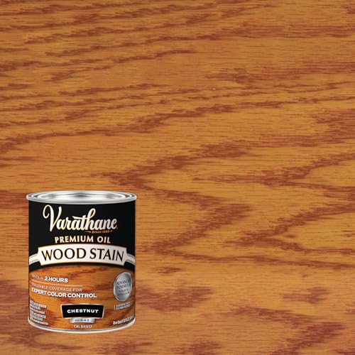 Varathane 211721H Premium Wood Stain Quart Chestnut - Image 3