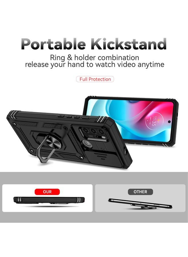 S-TOP Case For Motorola Moto G60s Sliding Camshield Holder Phone Case - Image 5