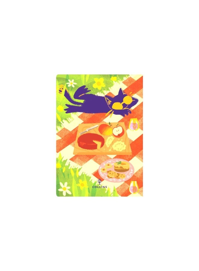 Collins Bella Ramsey Cat 12 Month Planner, July 2025-July 2026 Week-to-View Diary, A5 Hard Cover, Picnic - Image 2